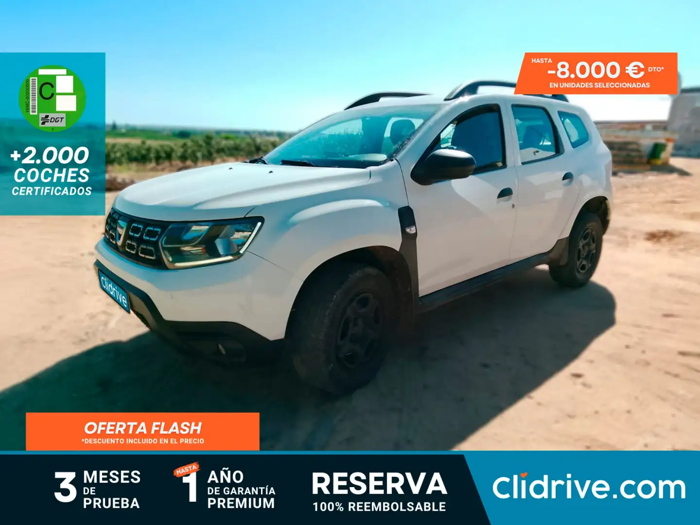 Dacia Duster 1.5Blue dCi Essential 4x2 70kW Blanco - 1
