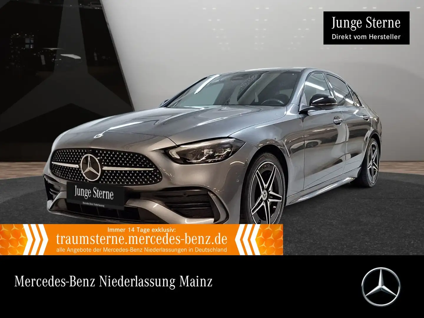 Mercedes-Benz C 300 AMG+NIGHT+LED+KAMERA+TOTW+KEYLESS+9G Gris - 1