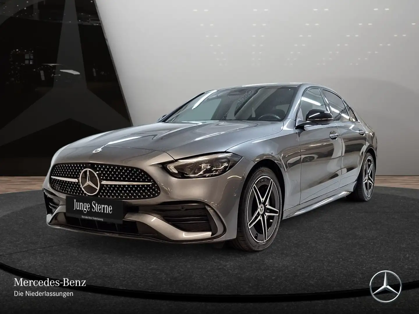 Mercedes-Benz C 300 AMG+NIGHT+LED+KAMERA+TOTW+KEYLESS+9G Grau - 2