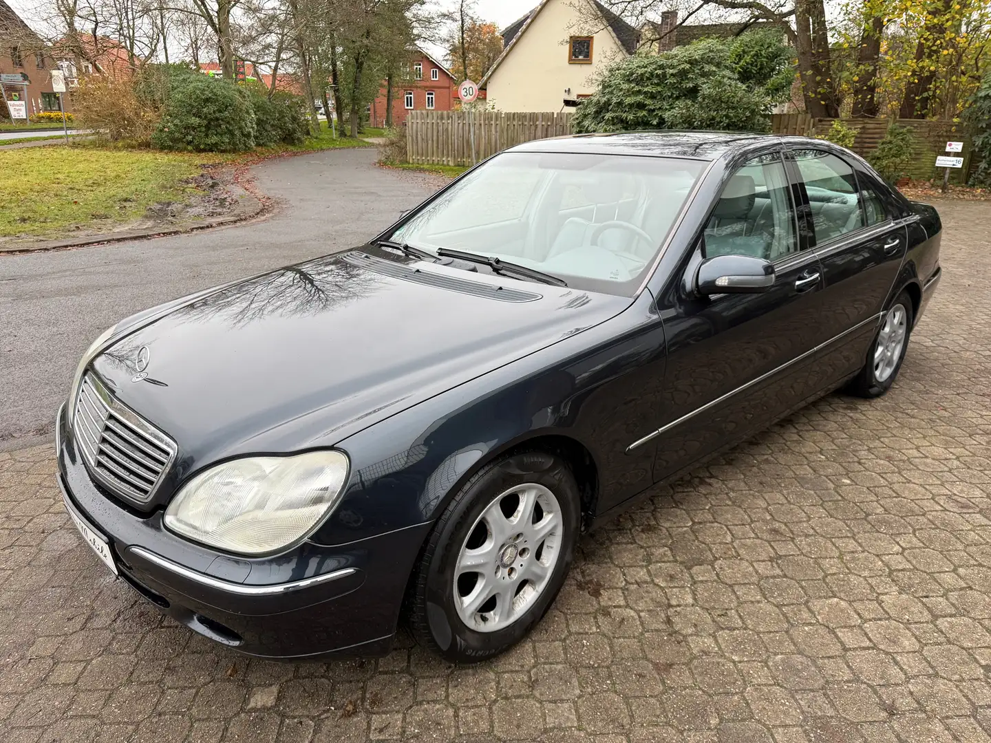 Mercedes-Benz S 320 CDI W220 *HU 12/2026*Leder*Navi Command*eSD*SHZ* Nero - 2