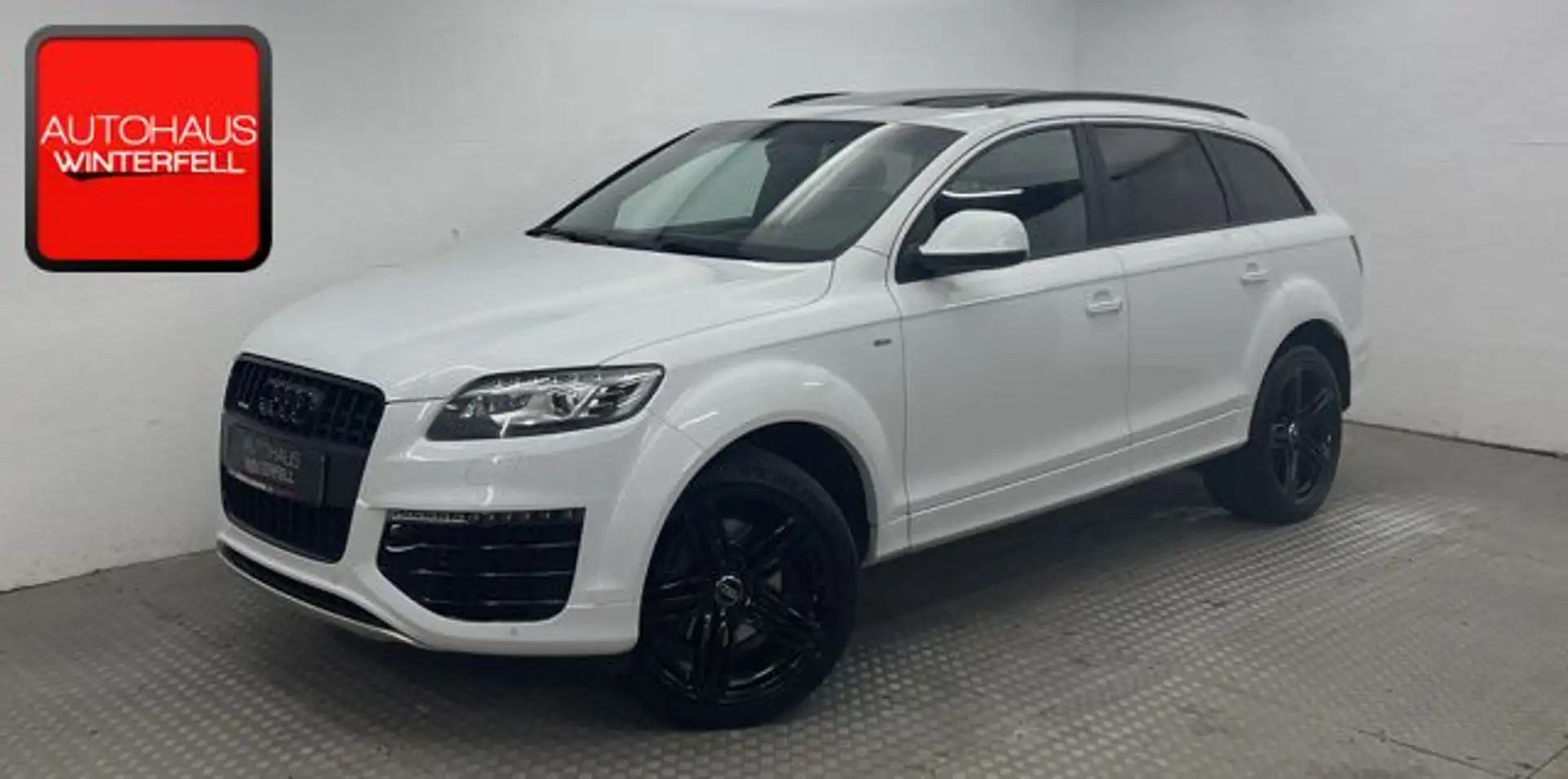 Audi Q7 3.0 TDI qu S line V12 OPTIK 7SITZ+PANO+AHK+ Blanco - 1