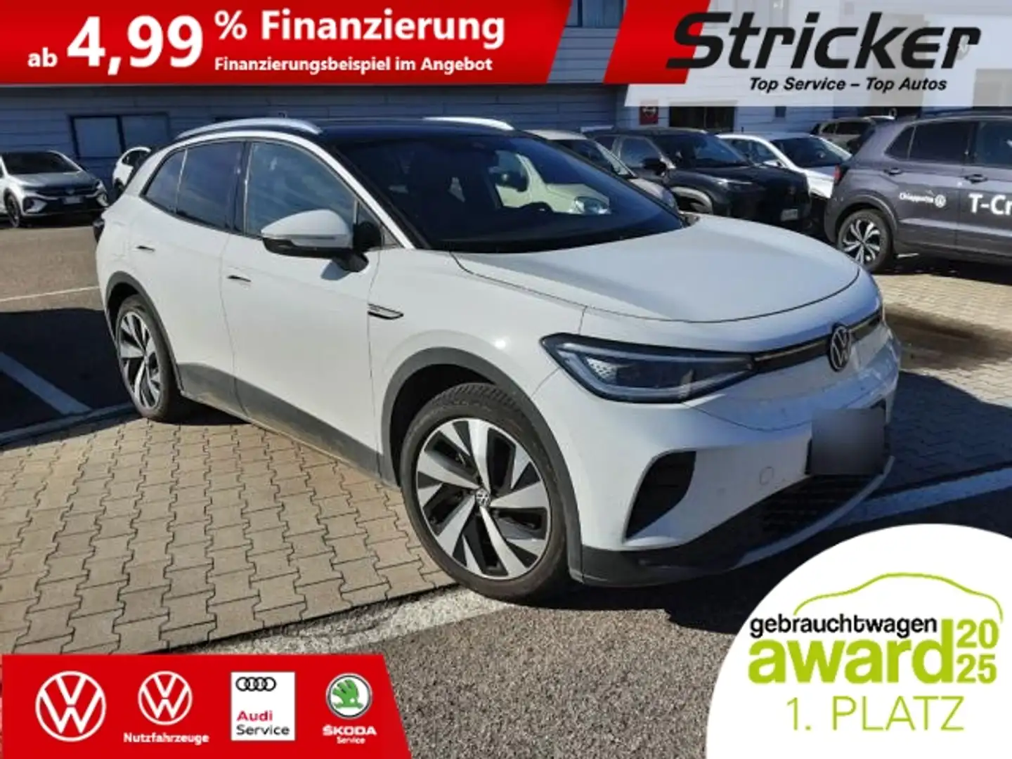 Volkswagen ID.4 Pro 4M 195/77 332,-ohne Anzahlung IQ.Light Weiß - 2