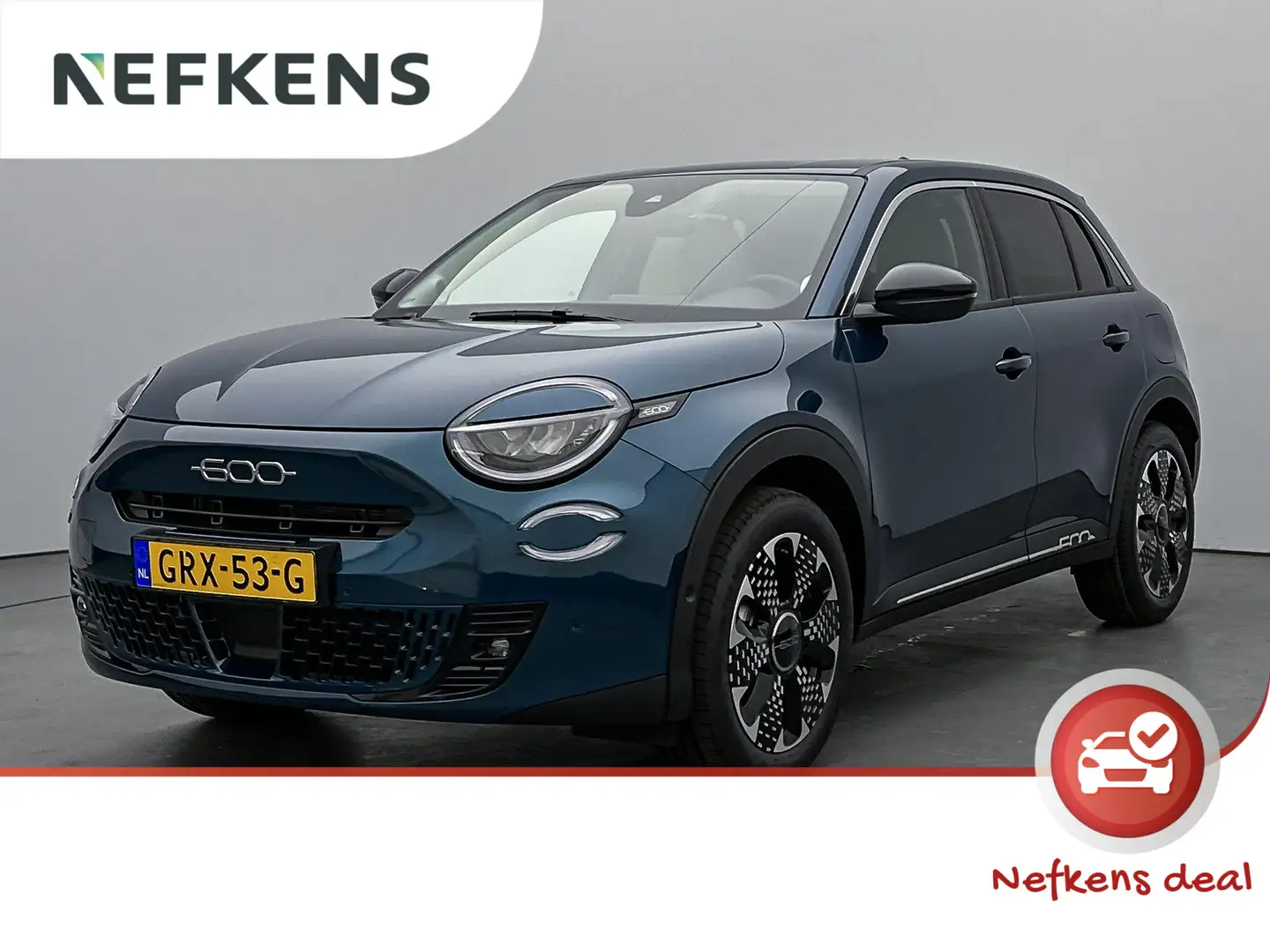 Fiat 600 SUV La Prima 100 pk Automaat | Navigatie | Achteru Bleu - 1