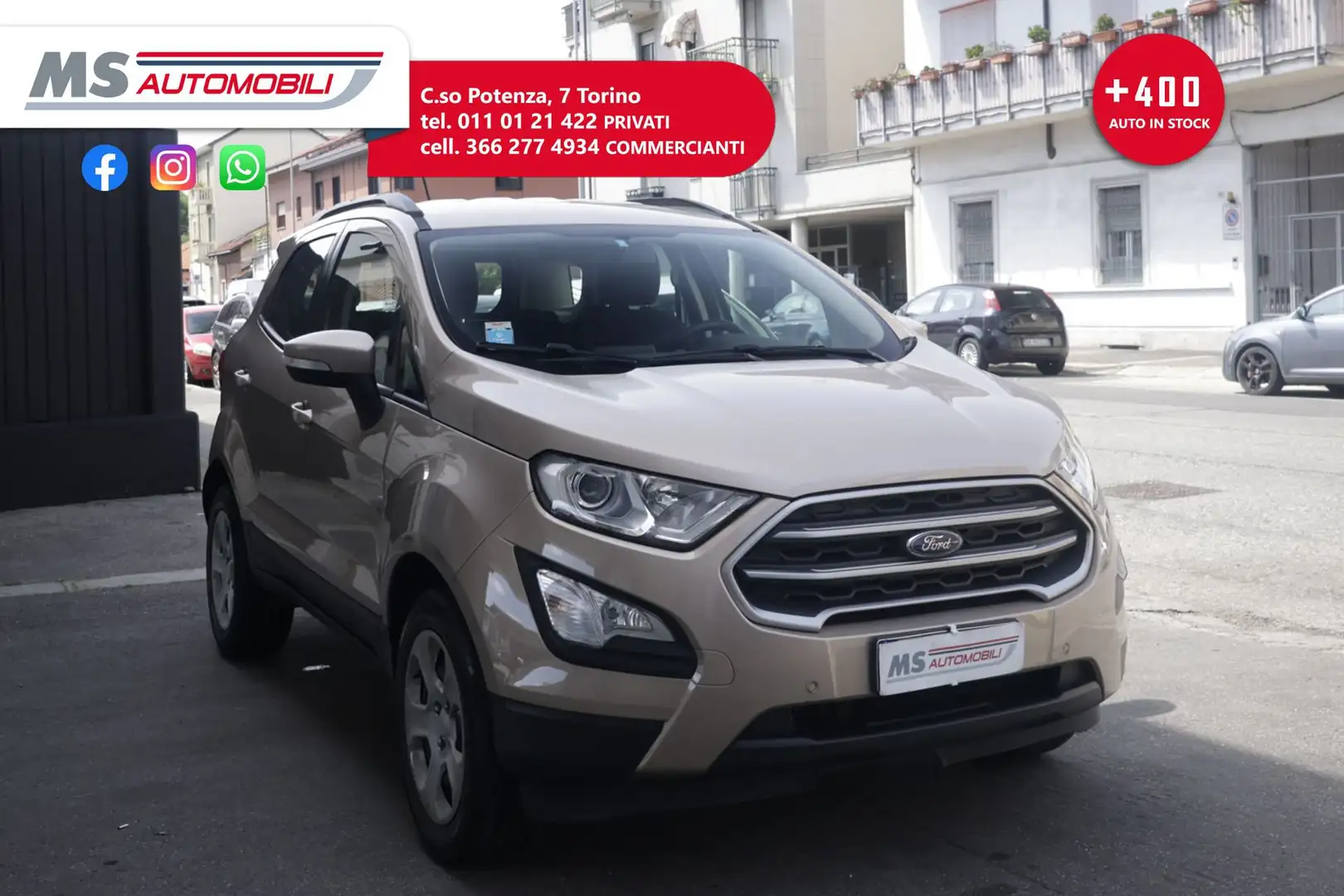 Ford EcoSport Ford EcoSport 1.0 EcoBoost 100 CV ST-Line Unicopr Szürke - 1