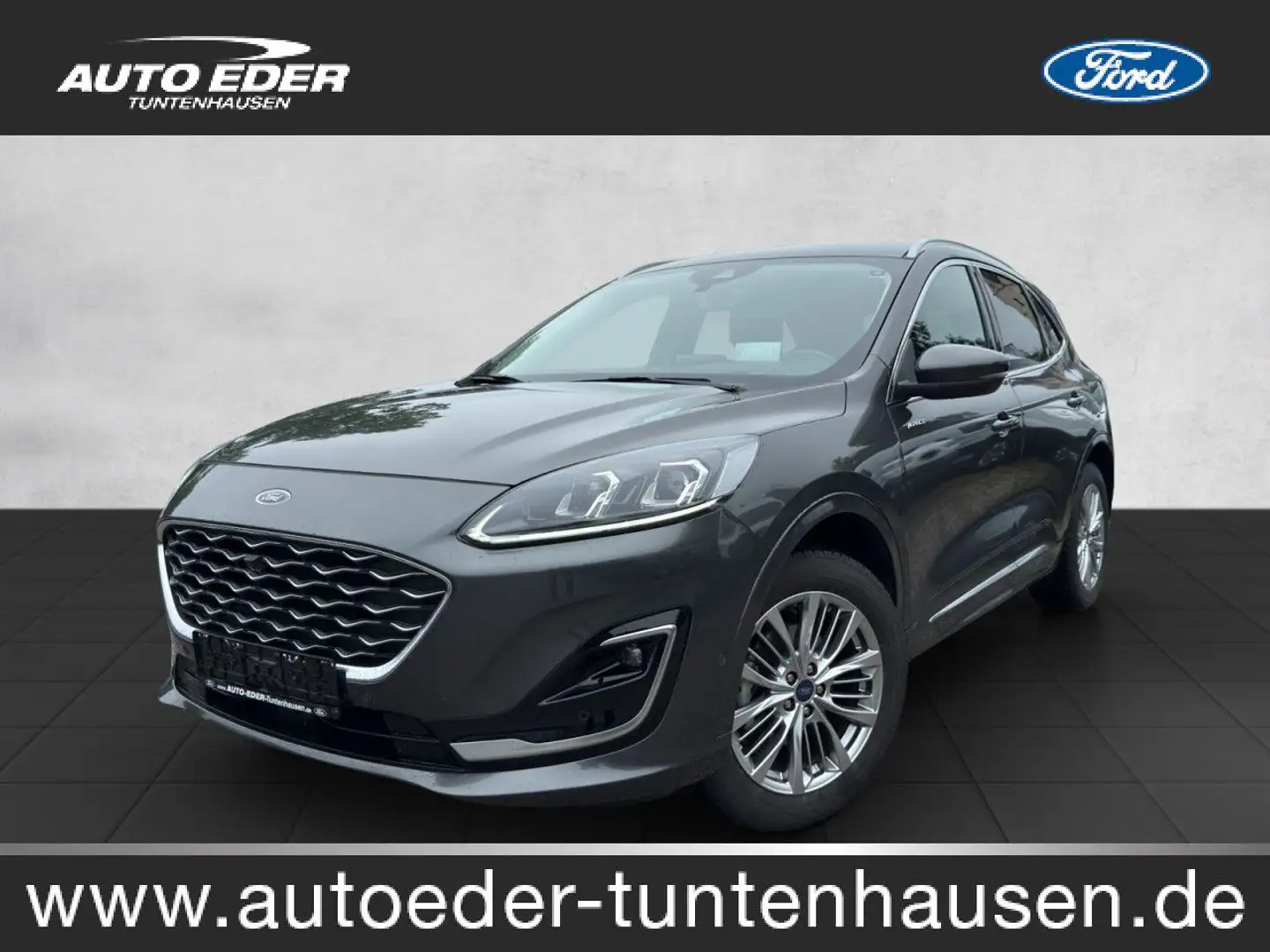 Ford Kuga Vignale 4x4 Automatik Bluetooth Navi LED Gris - 1