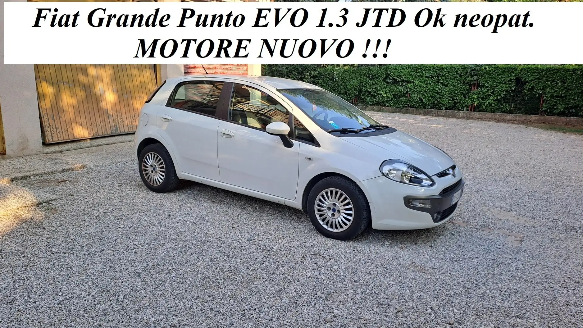 Fiat Grande Punto Grande Punto 1.3 MJT 75 CV 5 porte S&S Actual Blanco - 1