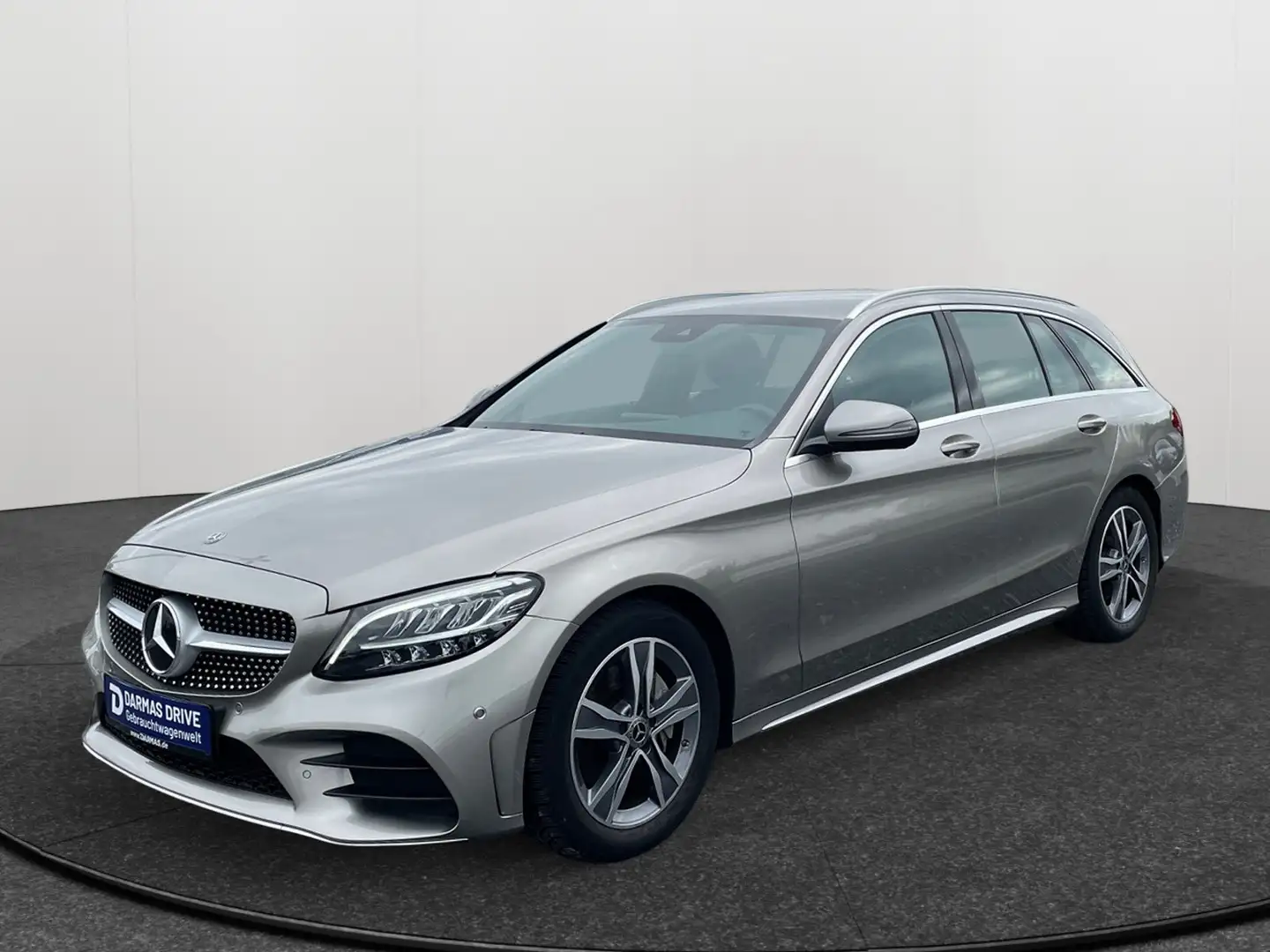 Mercedes-Benz C 200 C200 T AMG Line Neuwertig 8 Alufelgen 9G-Tronic Srebrny - 1
