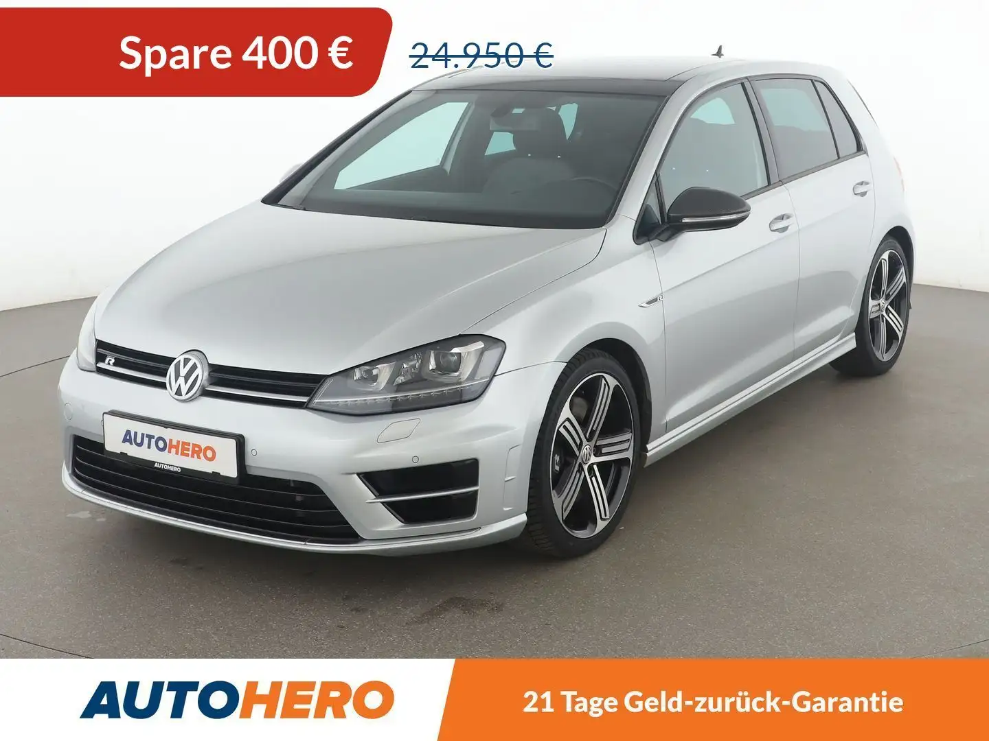 Volkswagen Golf GTI 2.0 TSI R 4Motion BMT Aut.*NAVI*BI-XENON*PDC*SHZ* Silber - 1