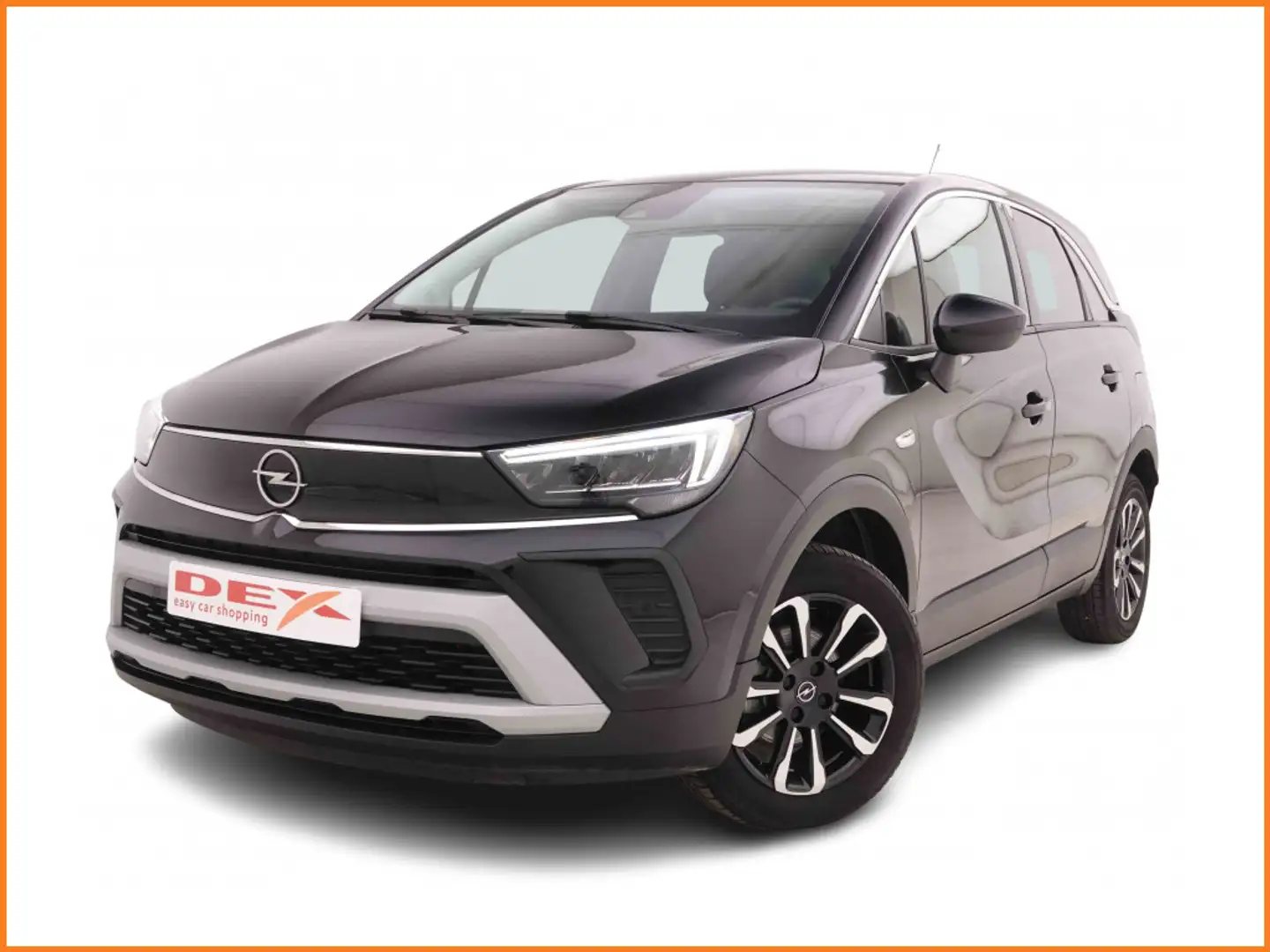 Opel Crossland 1.2 T 110 Elegance + GPS by APP + Camera + LED Lig Zwart - 1