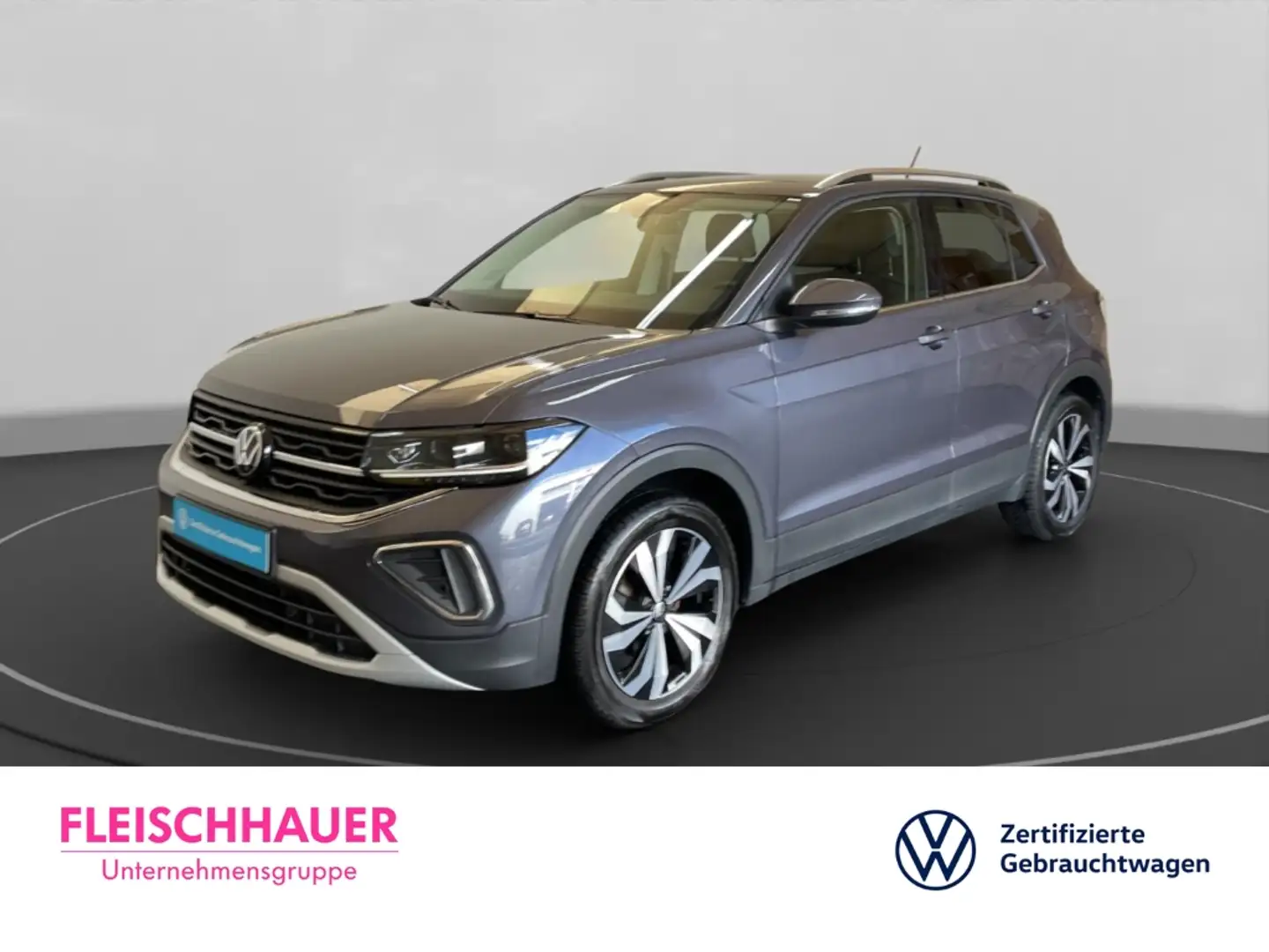 Volkswagen T-Cross Style 1.0 TSI Matrix-LED PDC SHZ Navi Gris - 1