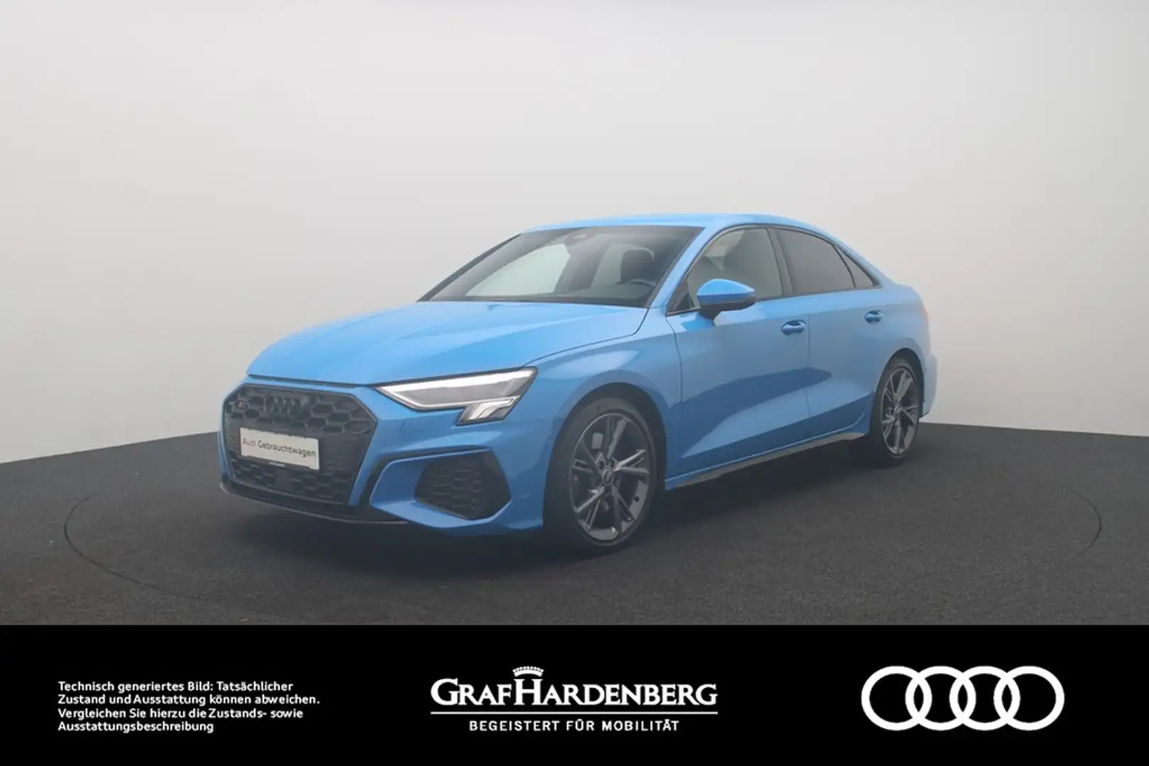 Audi S3 Lim. 2.0 TFSI quattro . LED Navi B&O ACC Bleu - 1