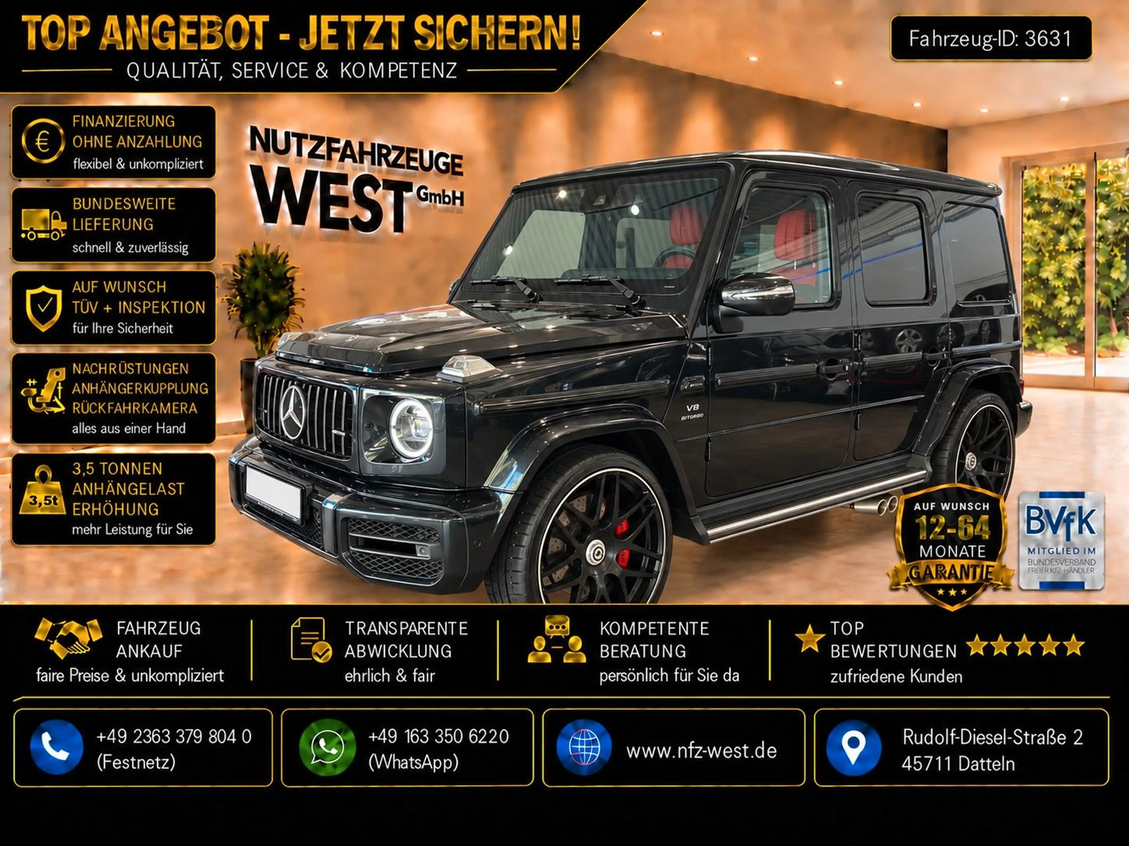 Mercedes-Benz G 63 AMG *Edition Exclusiv*24-Zoll Alu*Garantie*