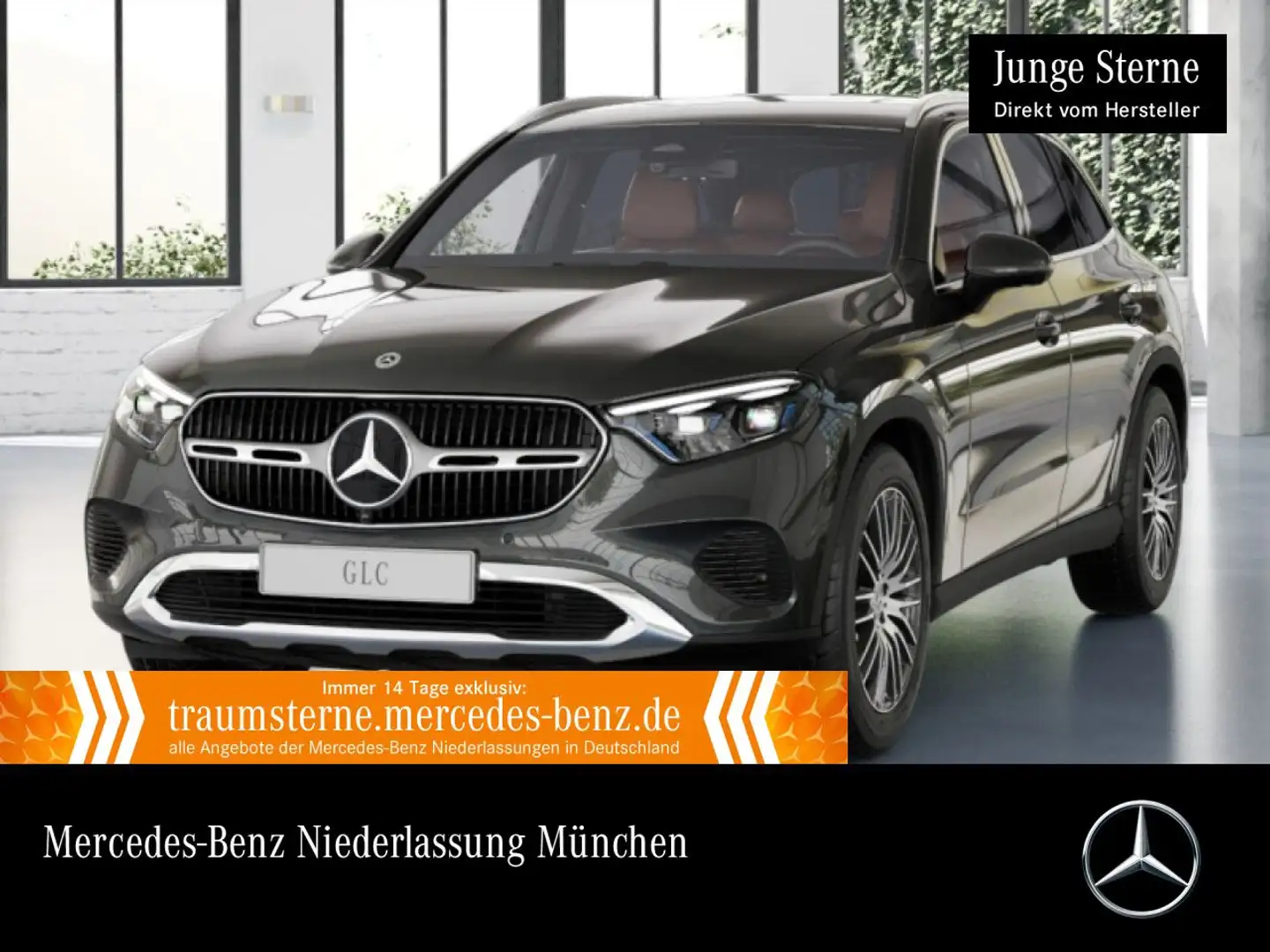 Mercedes-Benz GLC 220 d 4M AVANTG+360+BURMESTER+TOTW+KEYLESS+9G Grau - 1