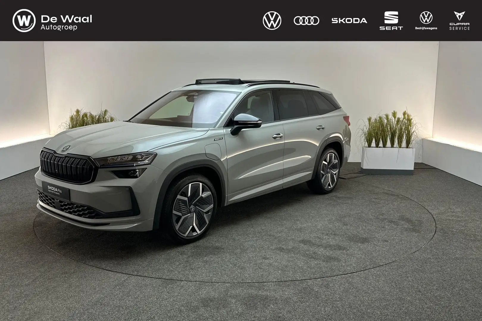 Skoda Kodiaq 1.5 TSI 204pk DSG PHEV Sportline Business | Panora Grijs - 1
