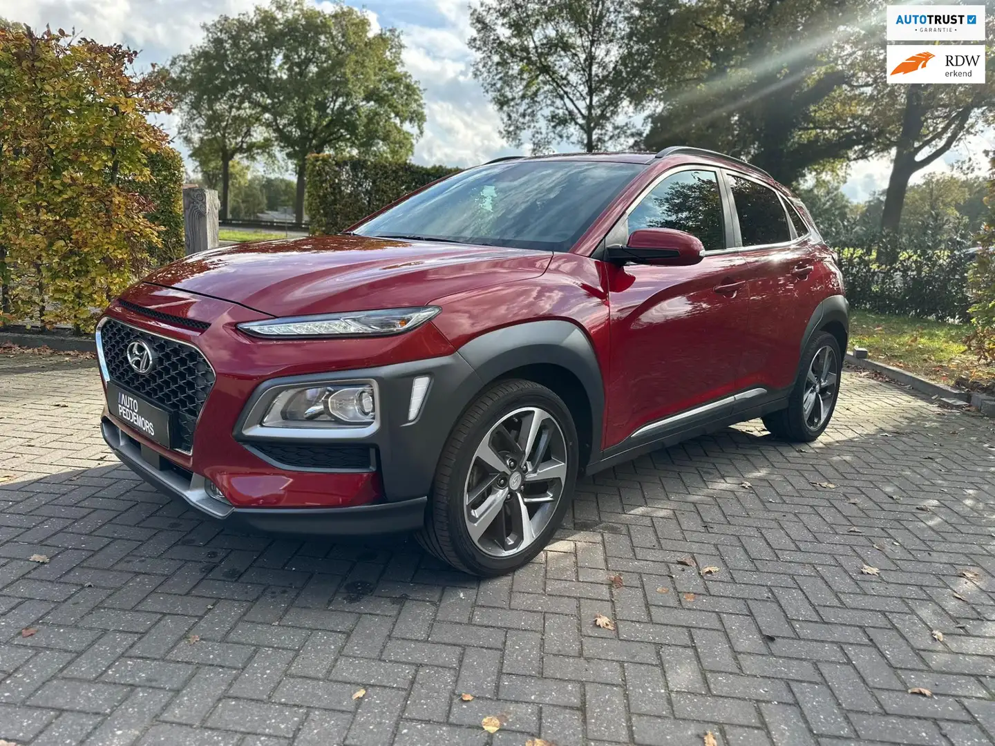 Hyundai KONA 1.6 T-GDI Premium| Automaat| Stuur/stoelverwarming Rouge - 1