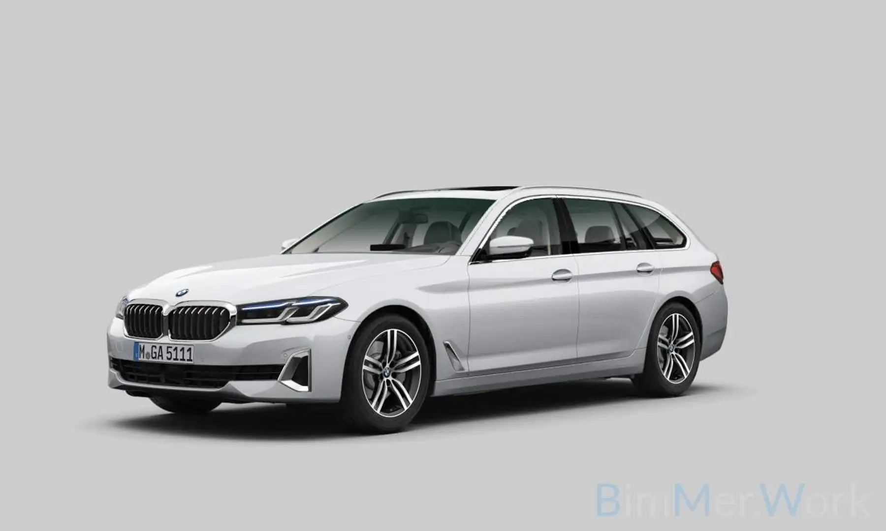 BMW 520 d Luxury Line+Pano+Laser+HUD+360°+Leder+ACC Silber - 1