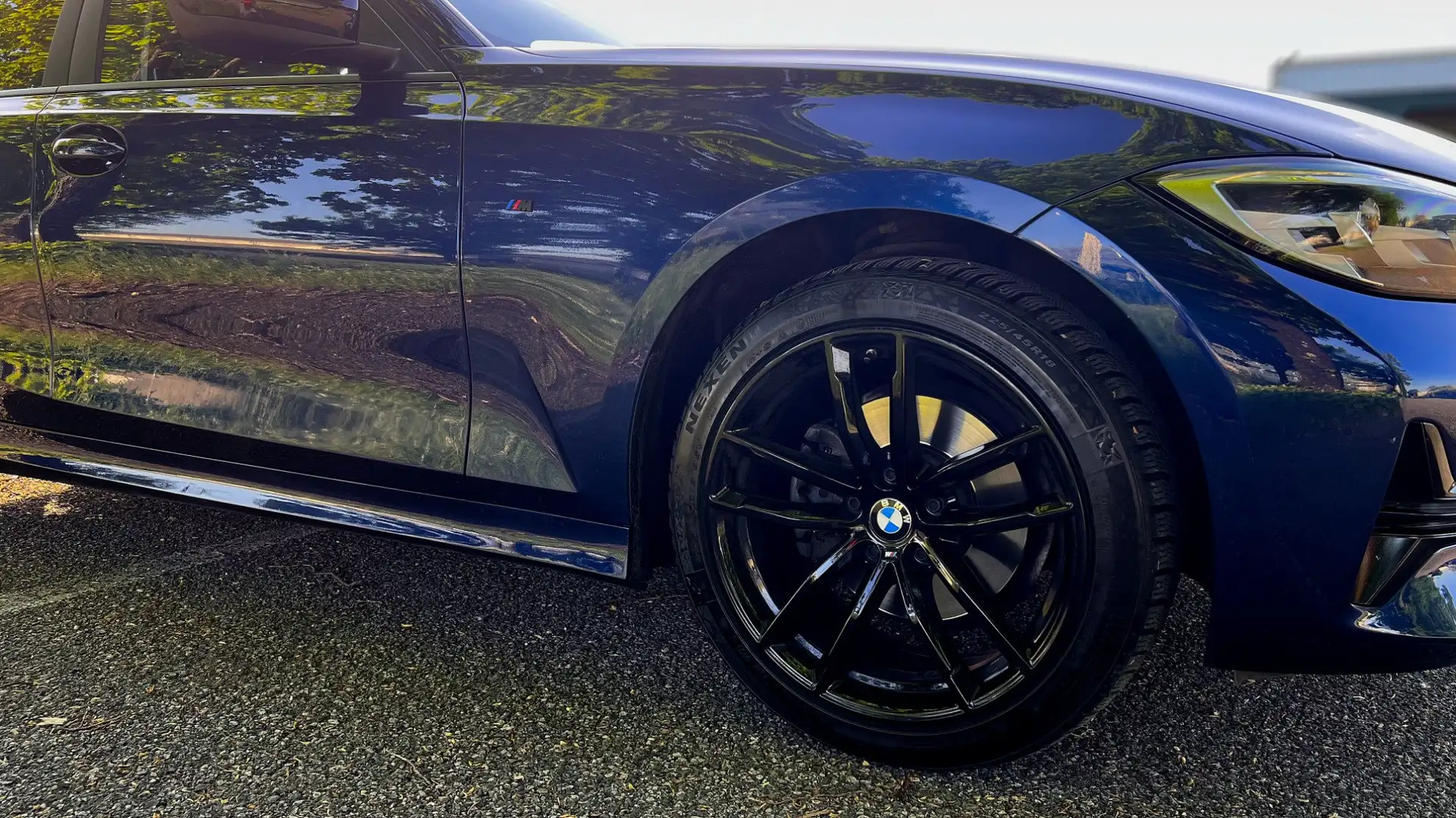 BMW 320 Serie 3 G21 2019 Touring 320d Touring Msport auto Blu/Azzurro - 1