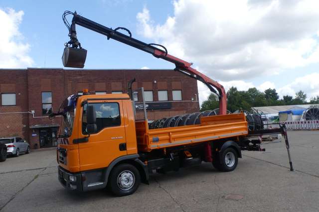 Imagine MAN TGL 8.220 Meiller Kran Palfinger*Klima*Temp*2AHK