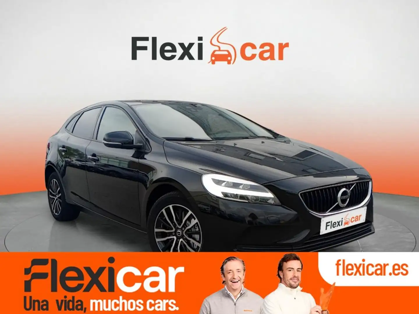 Volvo V40 D2 Aut. 120 Negro - 1