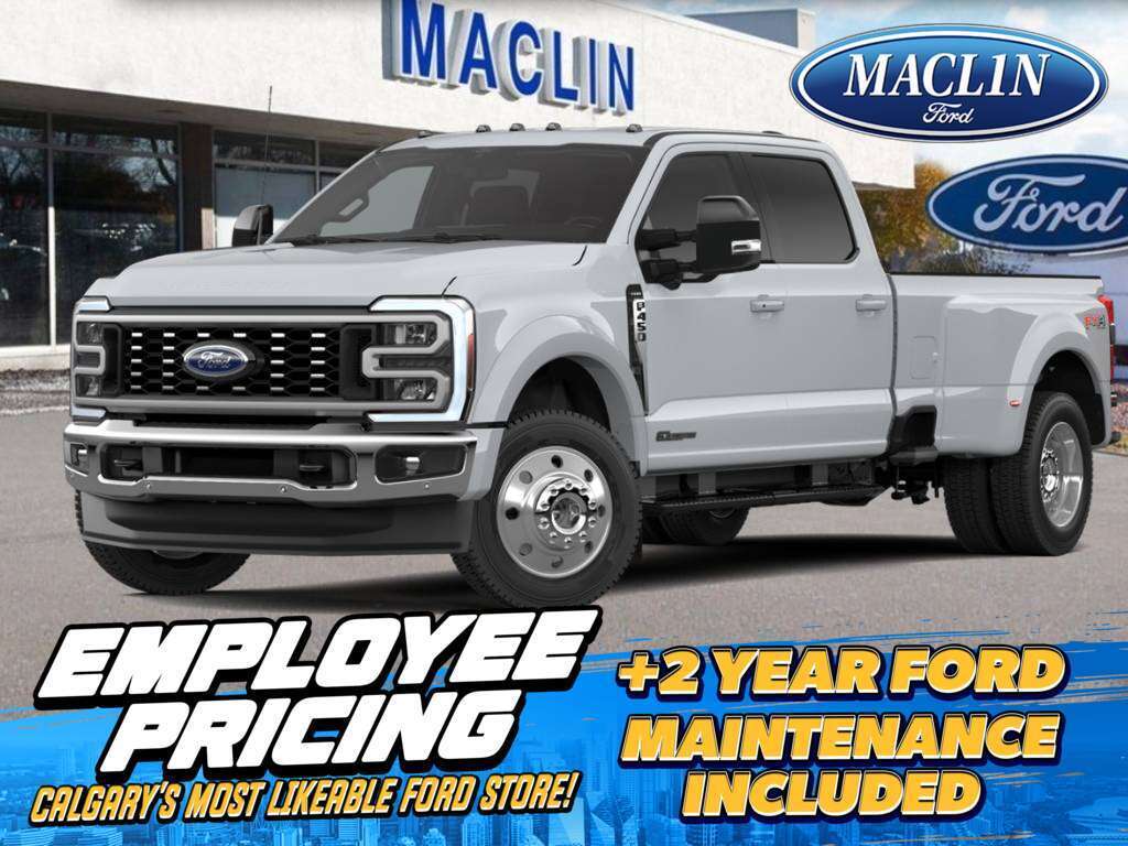 Gray 2026 Ford F-450 Super Duty Pickup Truck Four-Wheel Drive 6-Speed Automatic