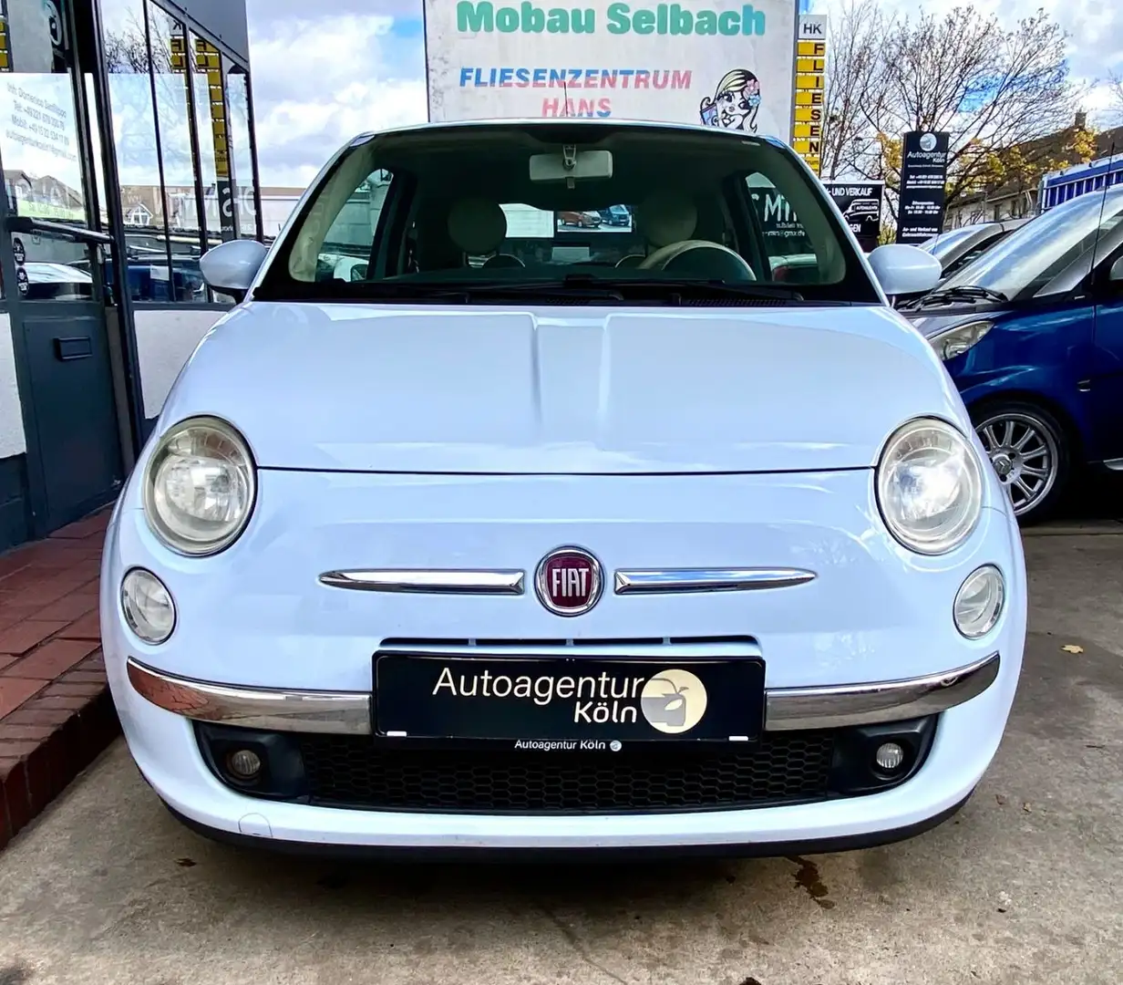 Fiat 500 *PANO*KLIMA*1-J GAR* Bleu - 2