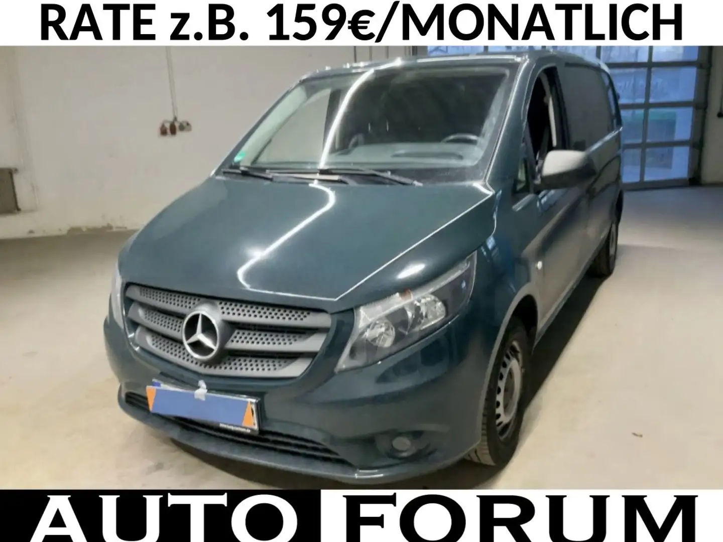Mercedes-Benz Vito 114 D L1H1 KLIMA AHK LEDER 1.HAND Grün - 1