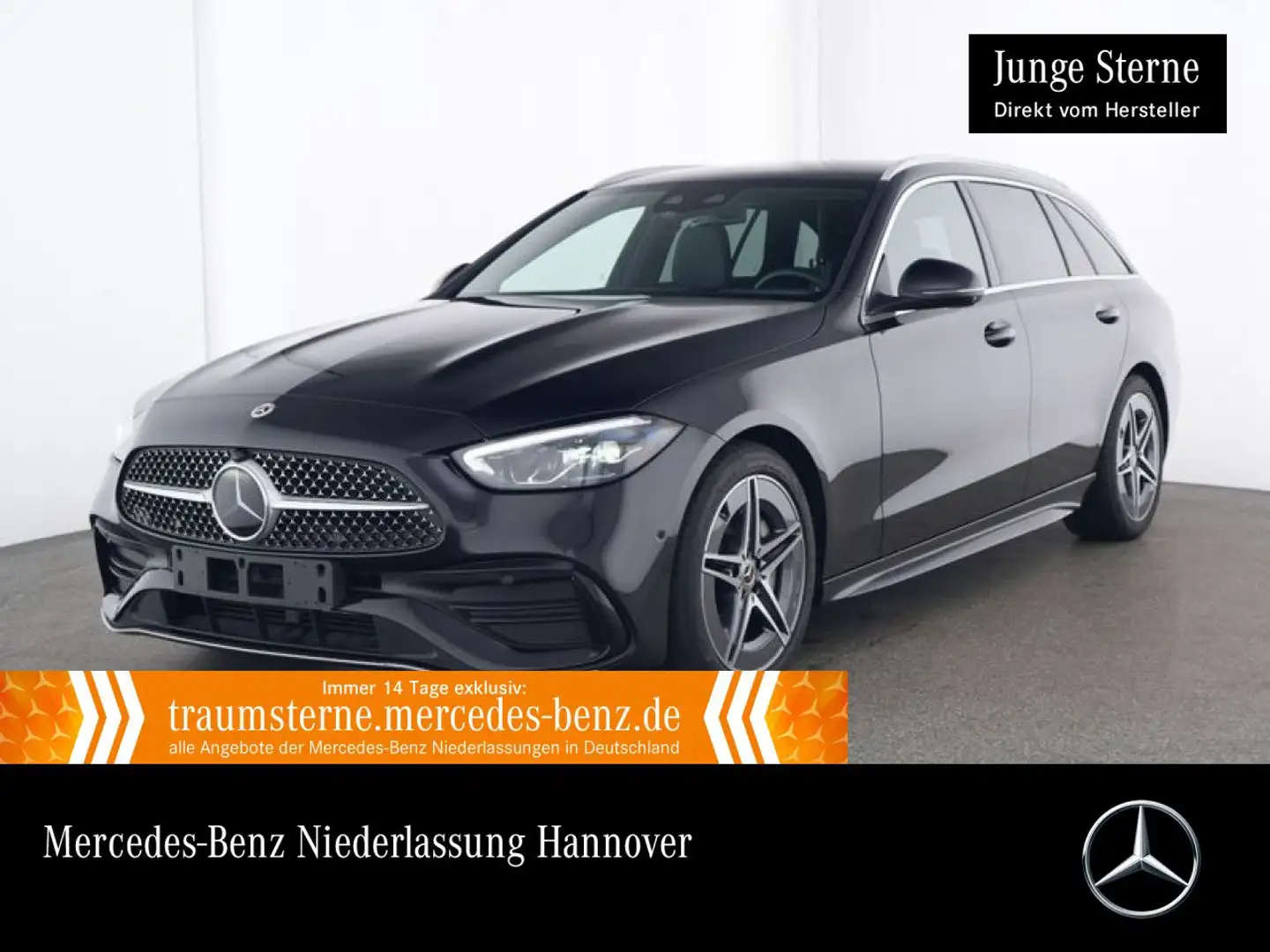 Mercedes-Benz C 200 T AMG+360+LED+KEYLESS+9G Negro - 1
