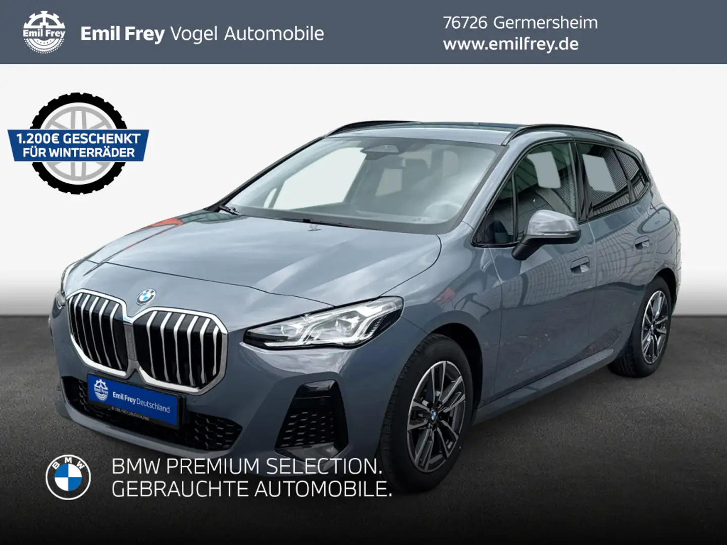 BMW 220 220i Active Tourer Aut. Sportpaket AHK LED Grau - 1