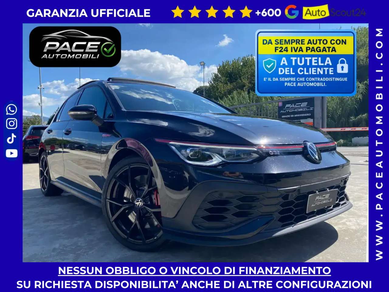 Volkswagen Golf GTI TSI CLUB SPORT CLUBSPORT PDC 19" IQ MATRIX TETTO