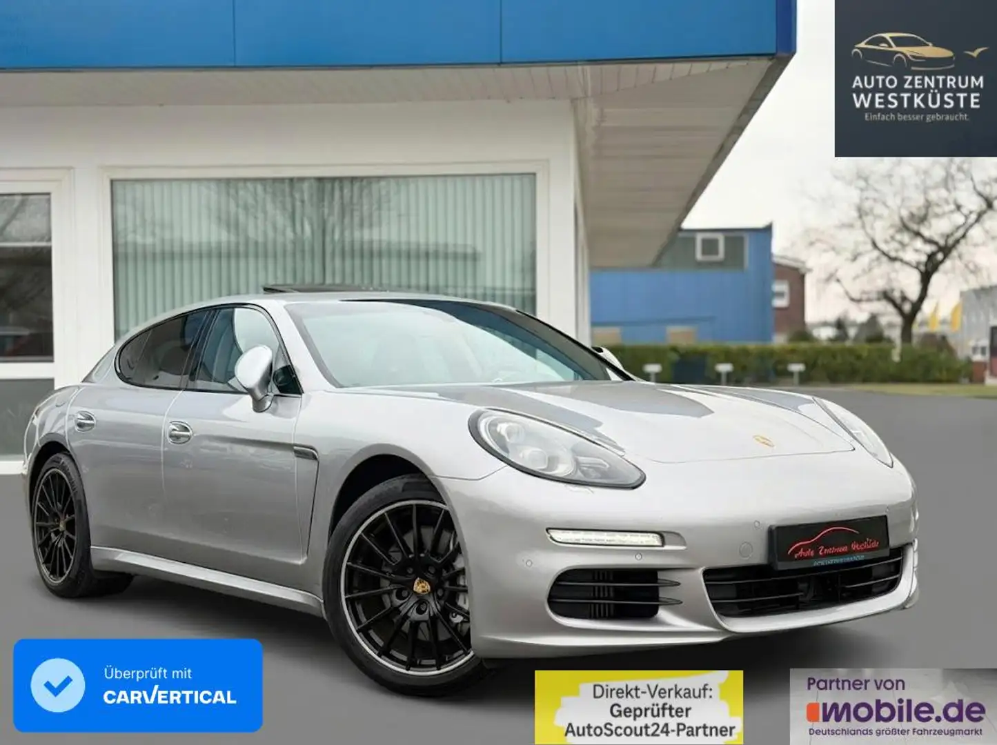 Porsche Panamera 4s Approved PANO ACC 20" Kamera Niveau Silber - 1
