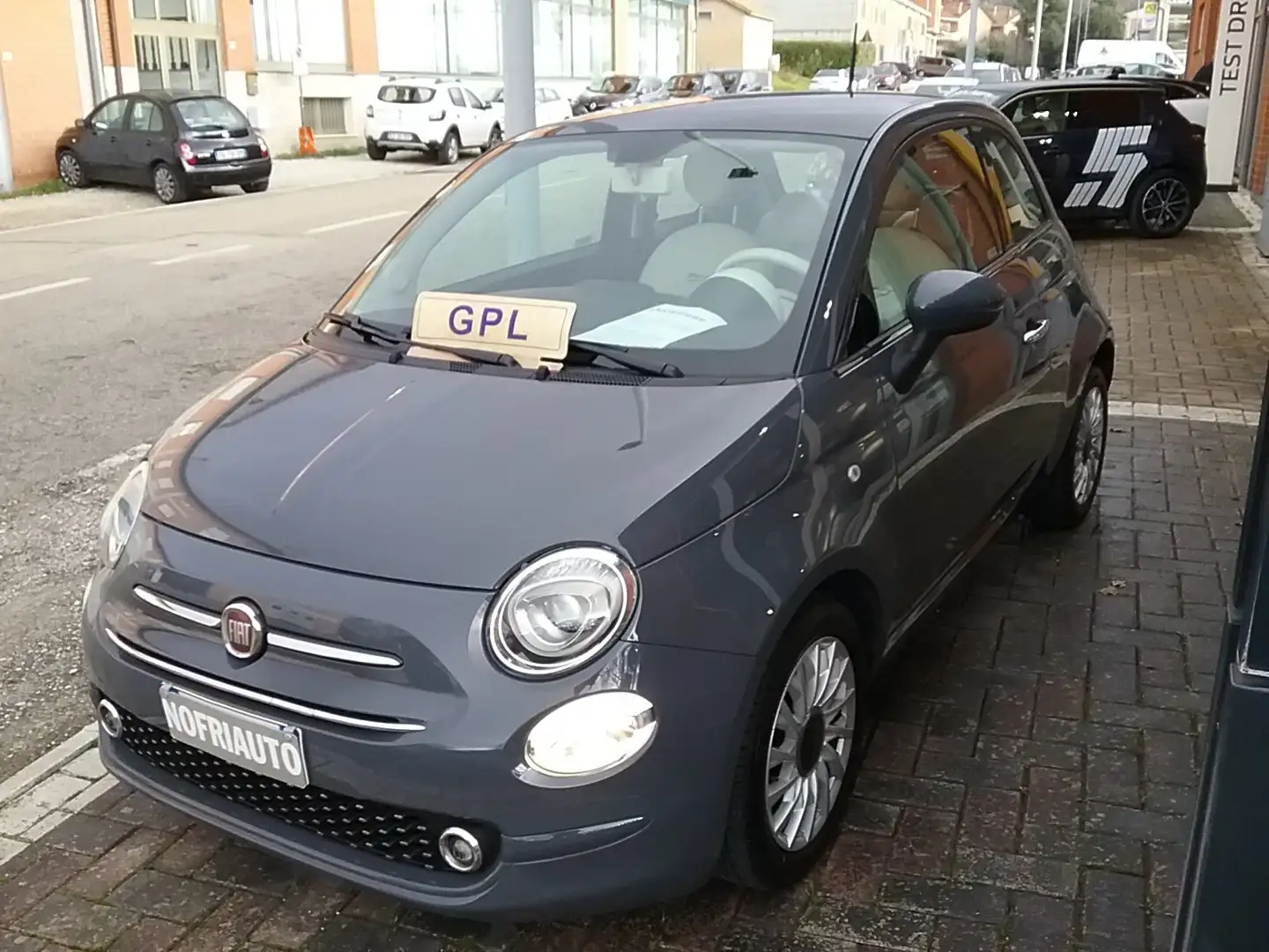 Fiat 500 500 1.2 Lounge easypower Gpl 69cv my18 Grigio - 2