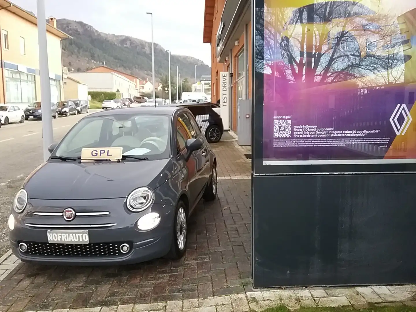 Fiat 500 500 1.2 Lounge easypower Gpl 69cv my18 Grigio - 1
