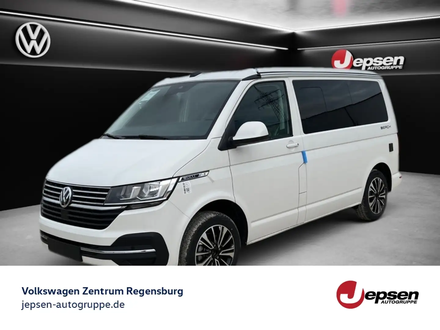 Volkswagen T6.1 California Beach DSG Camper Aufstelldach Weiß - 1
