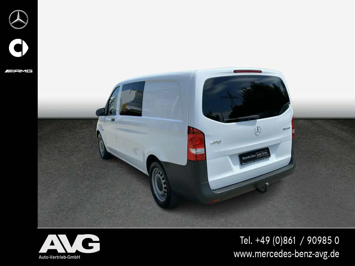 Mercedes-Benz Vito Vito 119 CDI Mixto Lang NAVI 9G Klima AHK SHZ. Blanc - 2