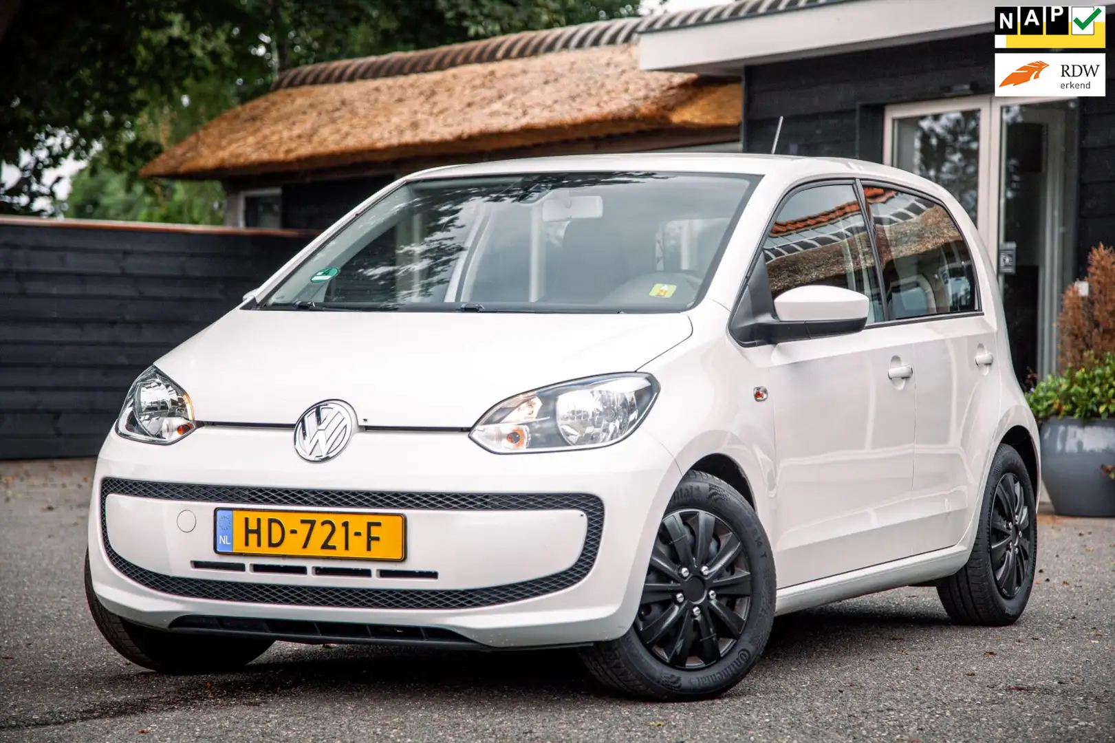 Volkswagen up! 1.0 move up! NL-Auto I NAP I 5 Deurs I Airco I Ele Wit - 1