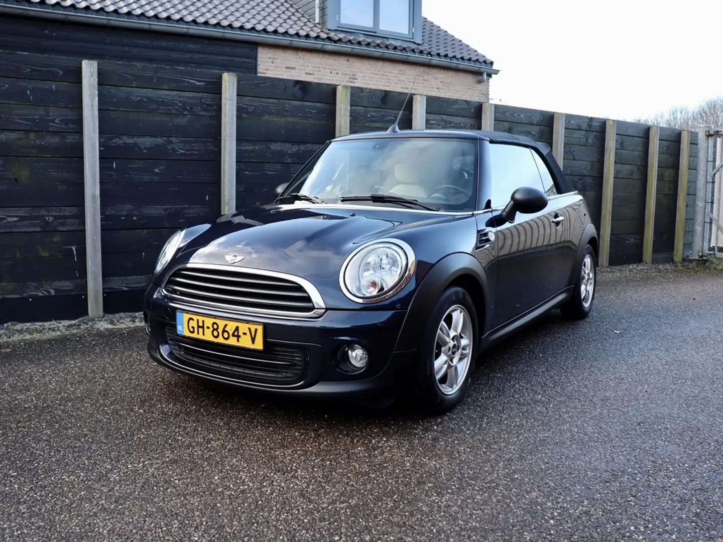 MINI One Cabrio Mini 1.6 Chili leder, stoelverwarming, climate con Blau - 2