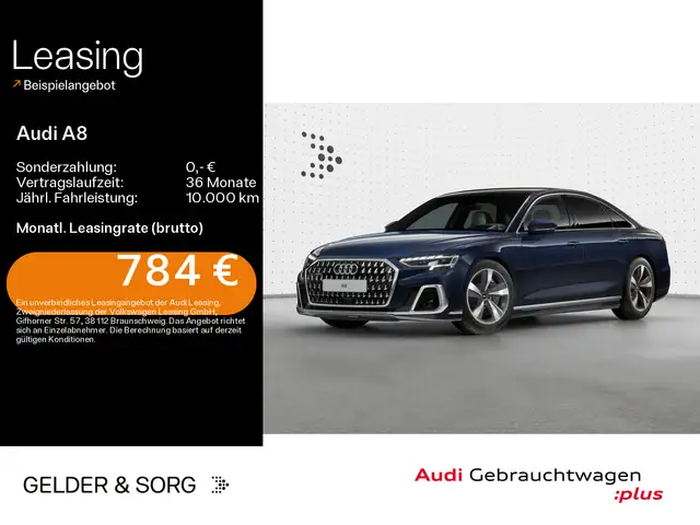 Audi A8 60 TFSIe quattro Air*Pano*360°*ACC*B&O*HuD*