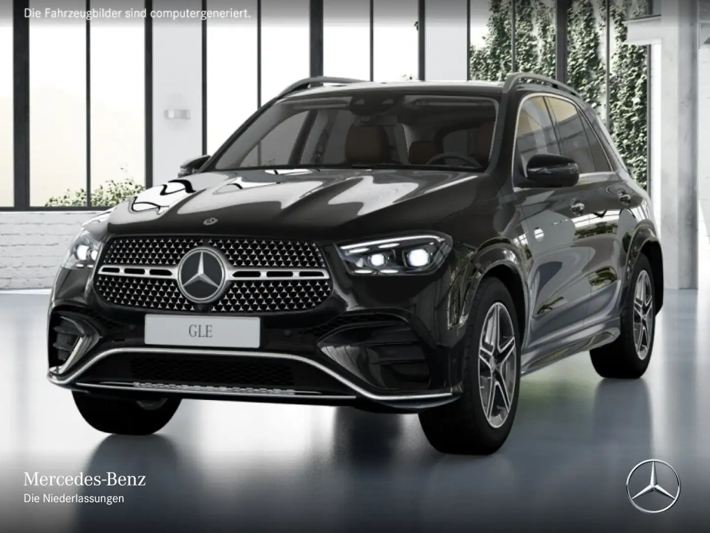Mercedes-Benz GLE 580 4M AMG+PANO+360+AHK+MULTIBEAM+HUD+SPUR+9G Schwarz - 2