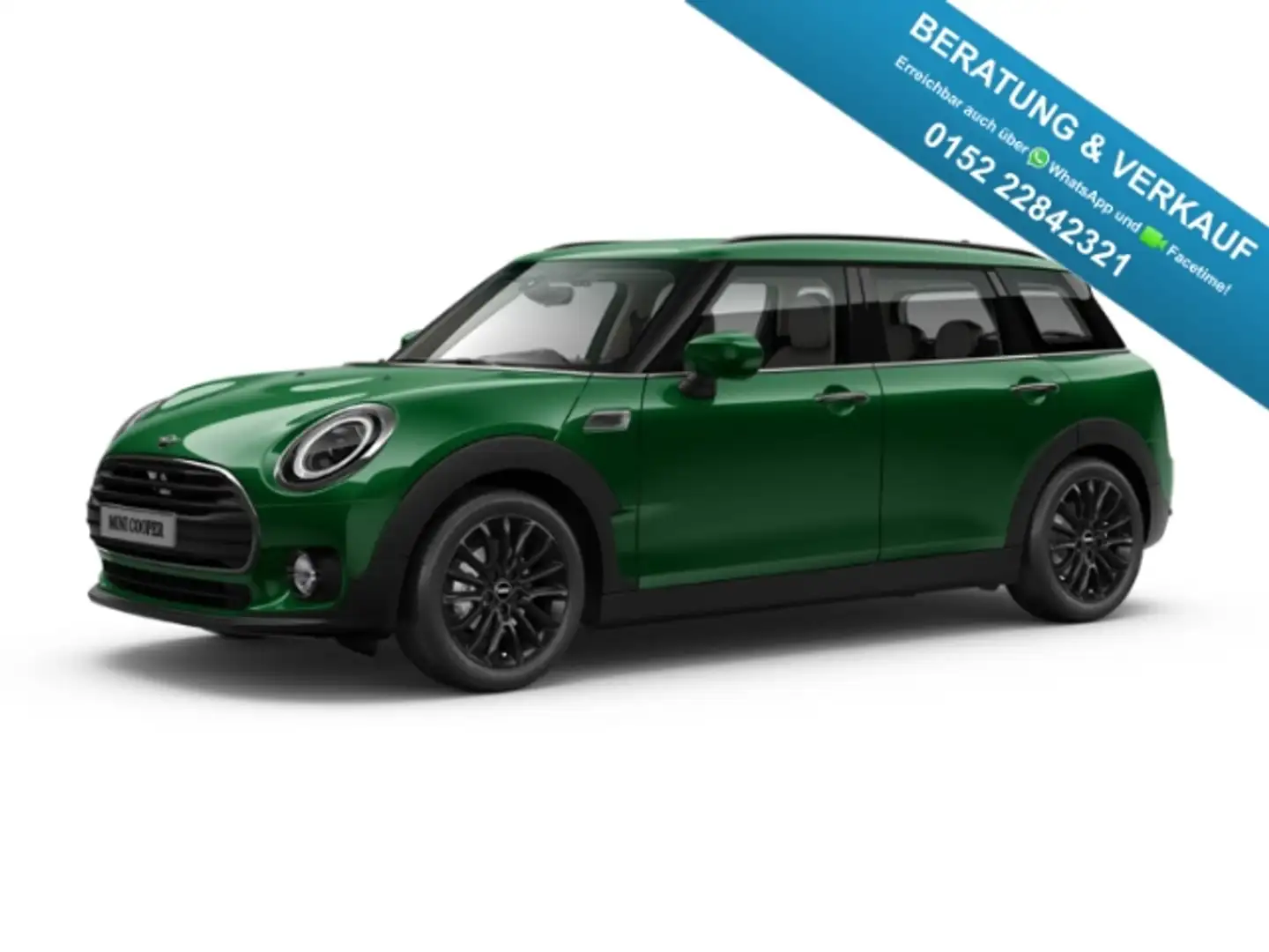 MINI Cooper Clubman AHK SHZ LED ACC PDC  2-Zonen-Klimaautom Fahrerprof Grün - 1