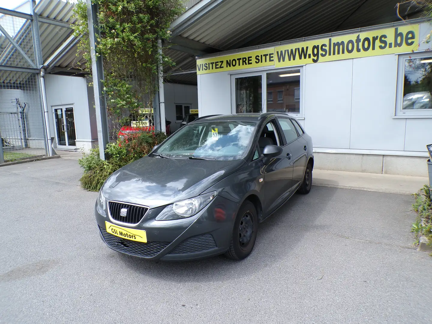 SEAT Ibiza Break 1.2TDi 75cv noire 02/2014 1500 € marchand Grijs - 1