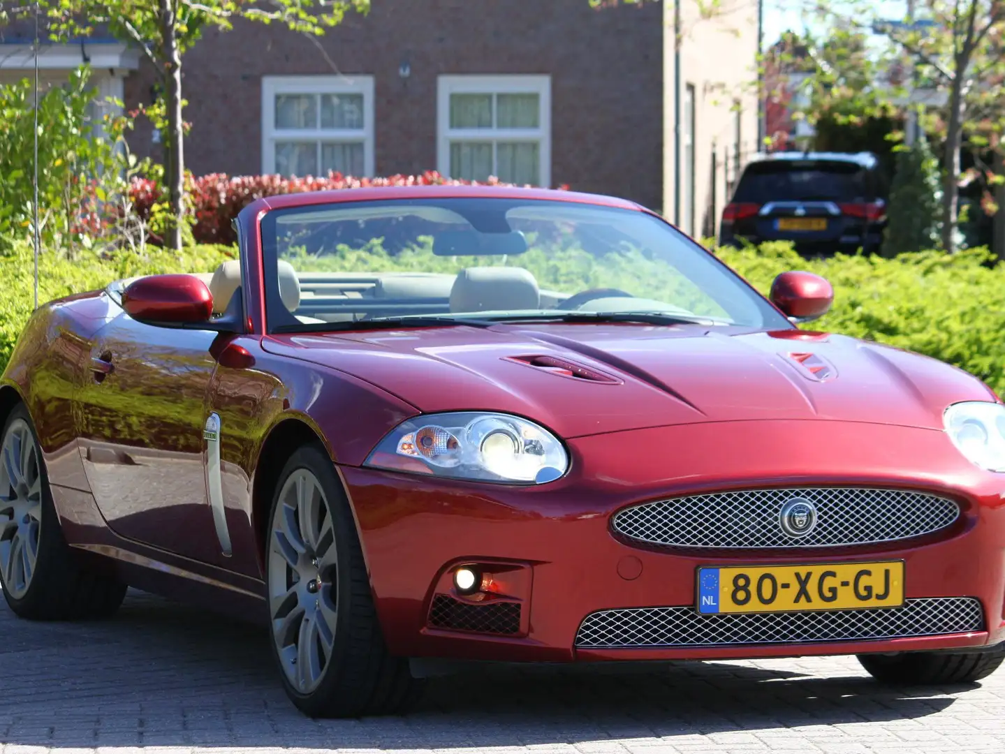 Jaguar XKR 4.2 V8 Convertible 64dkm Origineel NL auto Red - 1