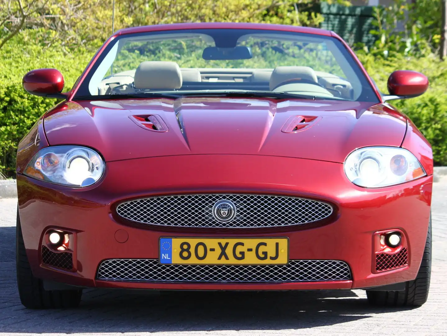 Jaguar XKR 4.2 V8 Convertible 64dkm Origineel NL auto Kırmızı - 2