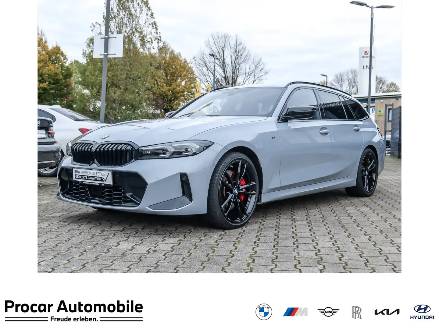 BMW 320 i Touring M Sport Pro AHK Pano LED ACC H/K DAB RFK Gris - 1