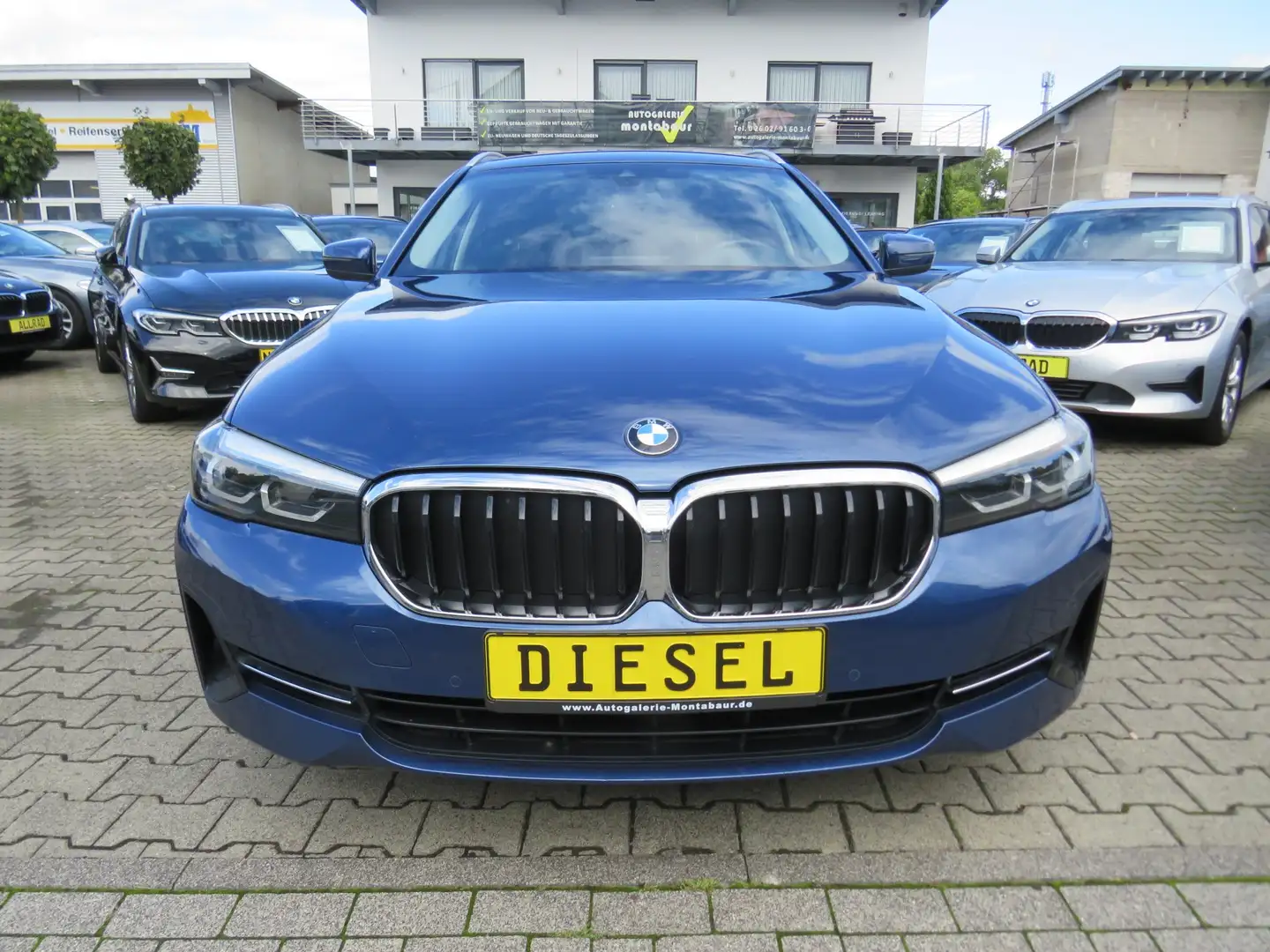 BMW 520 dA touring *1.HAND *AHK *LED *PDC *WINTERPAKET Bleu - 2