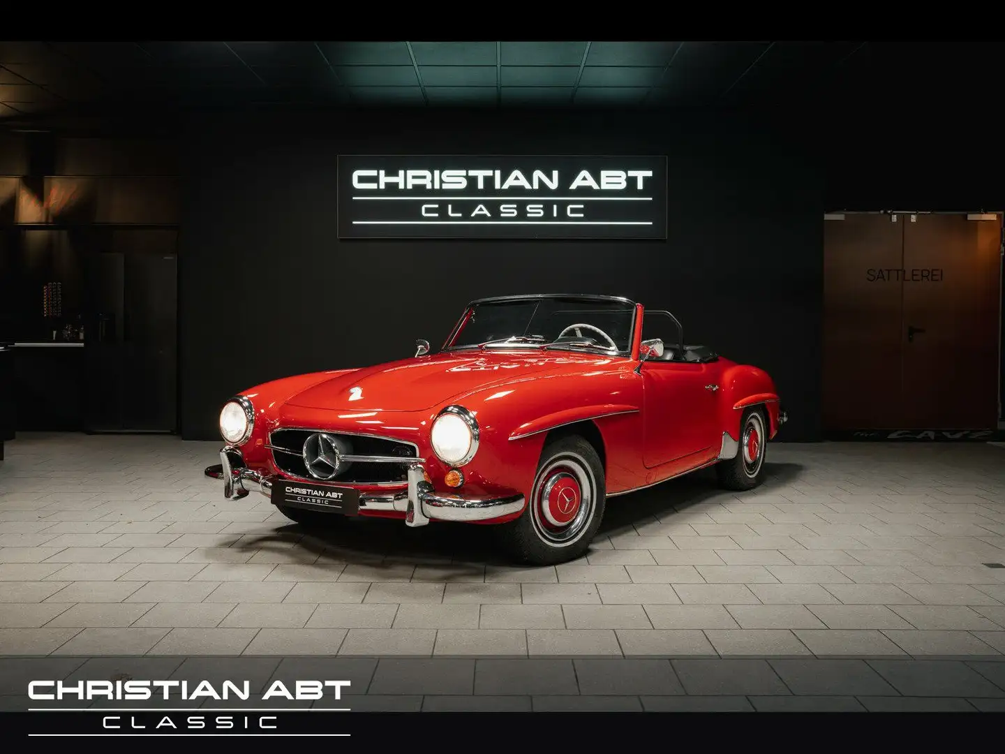 Mercedes-Benz 190 SL 121 Cabrio Красный - 2