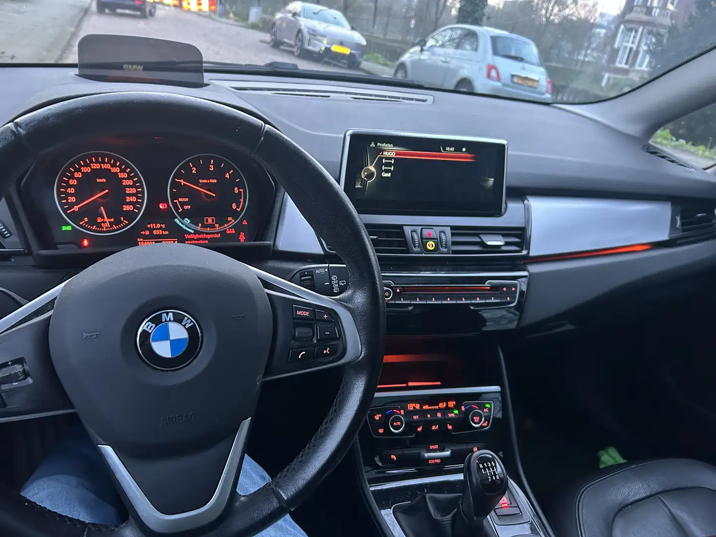 BMW 214 214d Cent High Ex (ORIGINEEL NL - Veel Opties) Rojo - 2