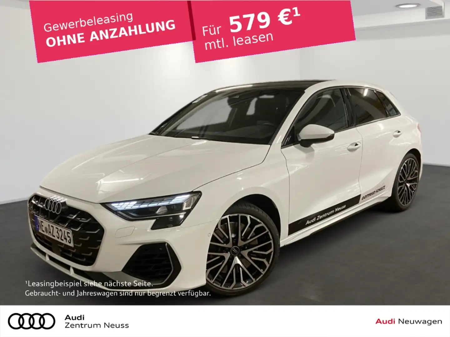 Audi S3 SPORTBACK TFSI S-TRONIC QUATTRO 333PS/PANO/ACC/RFK Білий - 1