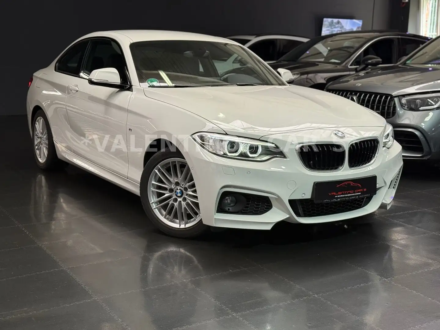 BMW 220 Coupe 220 i M Sport/Navi/BiXen/Leder/PDC/Connect Blanc - 1