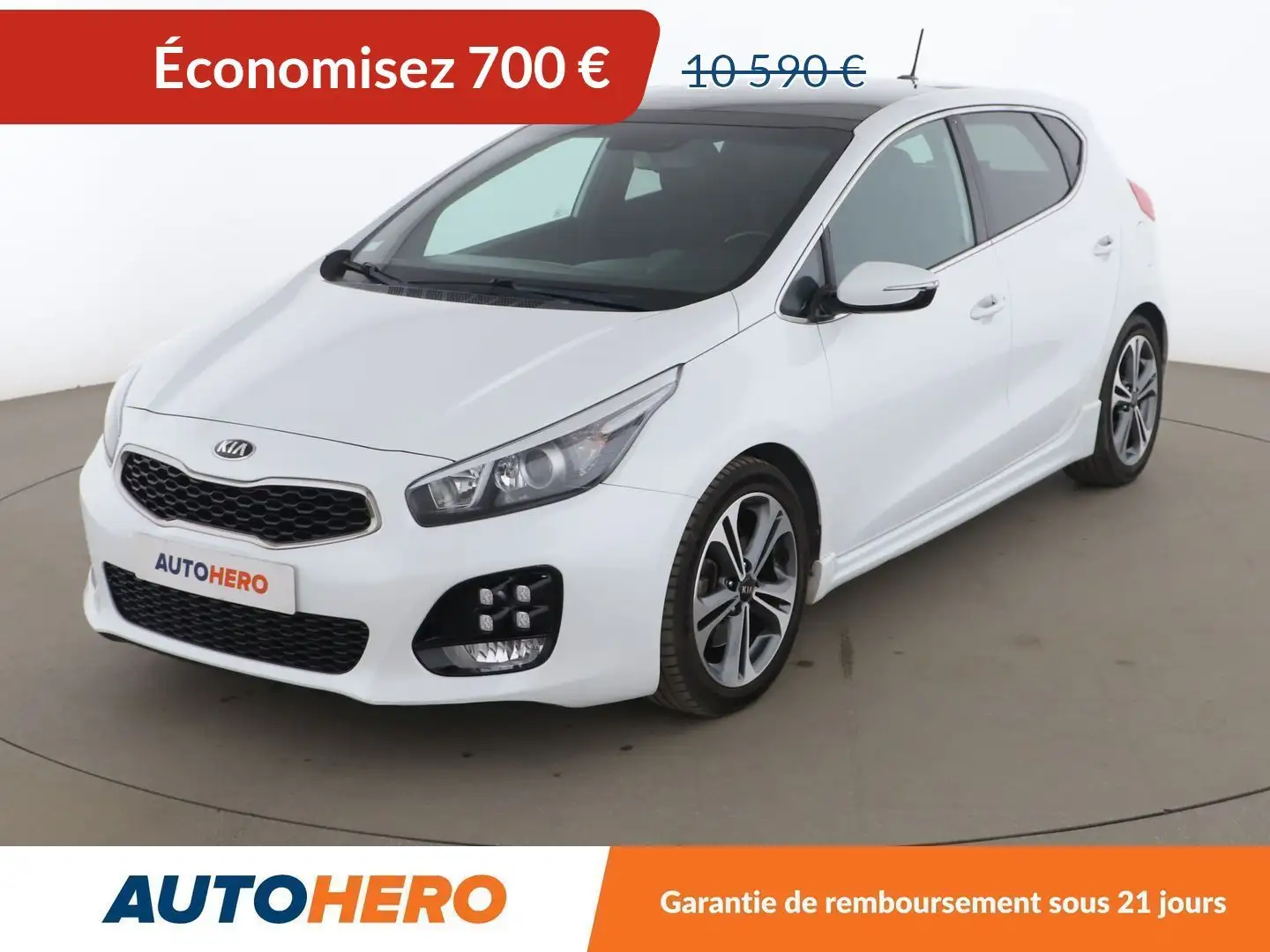 Kia Ceed / cee'd 1.0 T-GDi ISG GT Line BV6 Blanc - 1