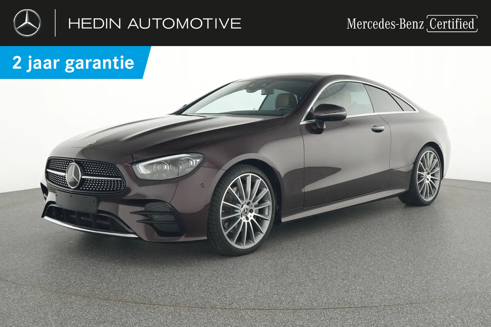 Mercedes-Benz E 220 D Coupé AMG Line | Panoramisch Dak | Memory Zetels Zwart - 1